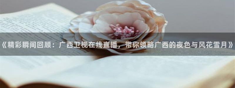 鲸鱼体育：《精彩瞬间回顾：广西卫视在线直播，带你领略广西的夜色与风花雪月》