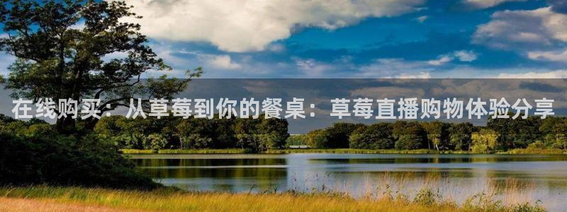 鲸鱼直播：在线购买：从草莓到你的餐桌：草莓直播购物体验分享