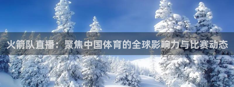 鲸鱼直播：火箭队直播：聚焦中国体育的全球影响力与比赛动态